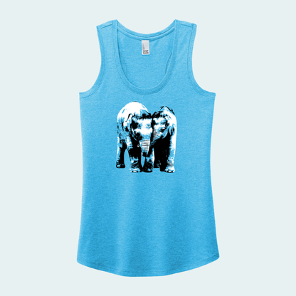 Baby Elephants (Limited Edition for January) Women's Tank