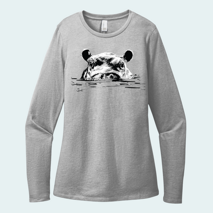 Hippo (Limited Edition) Women’s Long Sleeve Tee