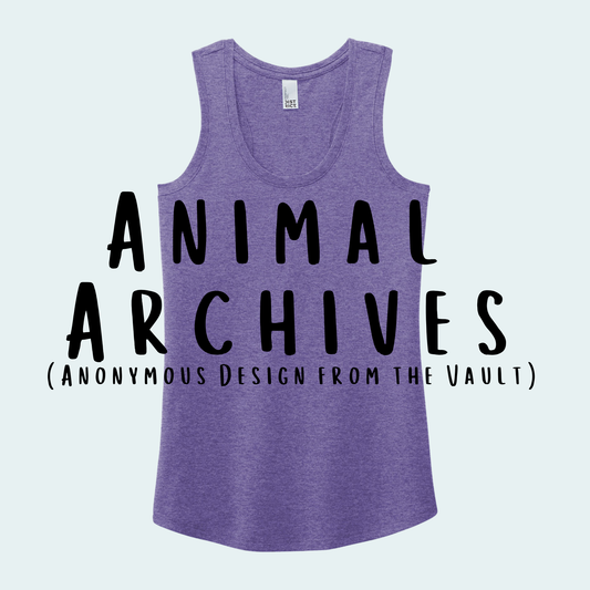 Animal Archives (Anonymous Design from the Vault) Women's Tank