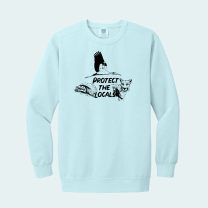 Protect the Locals Fundraiser (Limited Edition for July) Comfort Color Crewneck