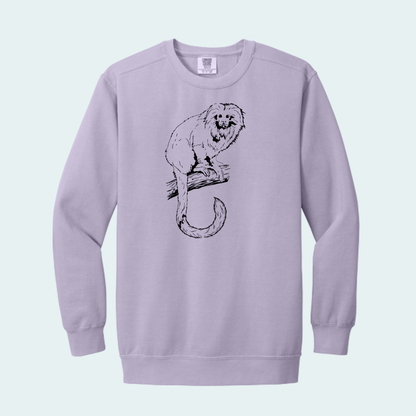 Golden Lion Tamarin (Limited Edition for July) Comfort Color Crewneck
