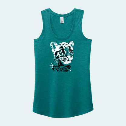 Clouded Leopard Cub (Limited Edition for January) Women's Tank