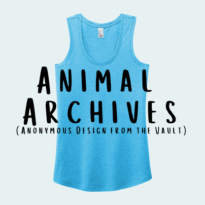 Animal Archives (Anonymous Design from the Vault) Women's Tank