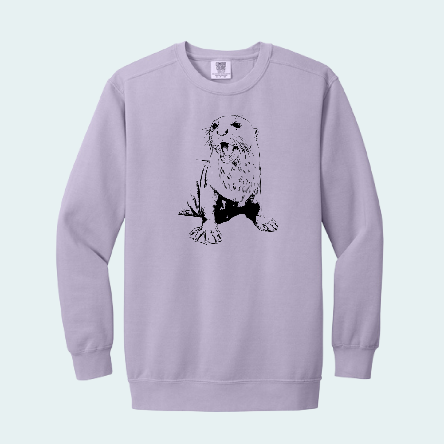 Giant River Otter (Limited Edition for July) Comfort Color Crewneck