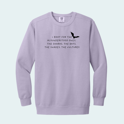 I root for the misunderstood (Limited Edition for July) Comfort Color Crewneck