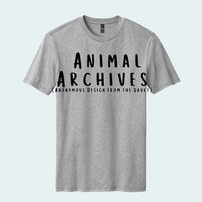 Animal Archives (Anonymous Design from the Vault) Unisex Tee