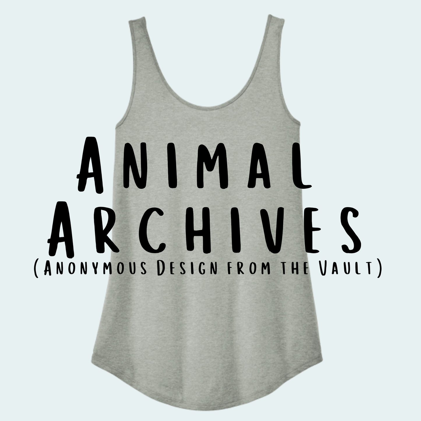 Animal Archives (Anonymous Design from the Vault) Women's Tank