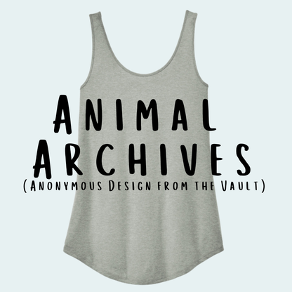Animal Archives (Anonymous Design from the Vault) Women's Tank