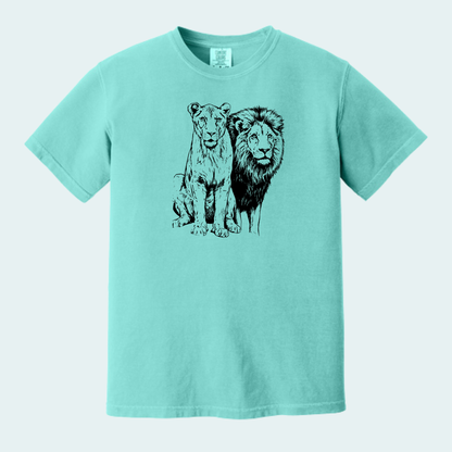 Lions (Limited Edition for August) Unisex Comfort Color Tee