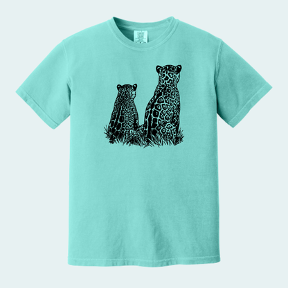 Two Jaguars -Fundraiser for Wild Cat Research and Management(Limited Edition for October) Unisex Comfort Color Tee