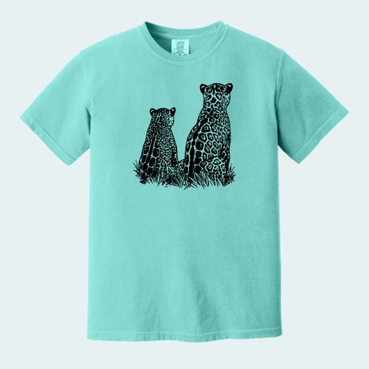 Two Jaguars -Fundraiser for Wild Cat Research and Management(Limited Edition for October) Unisex Comfort Color Tee
