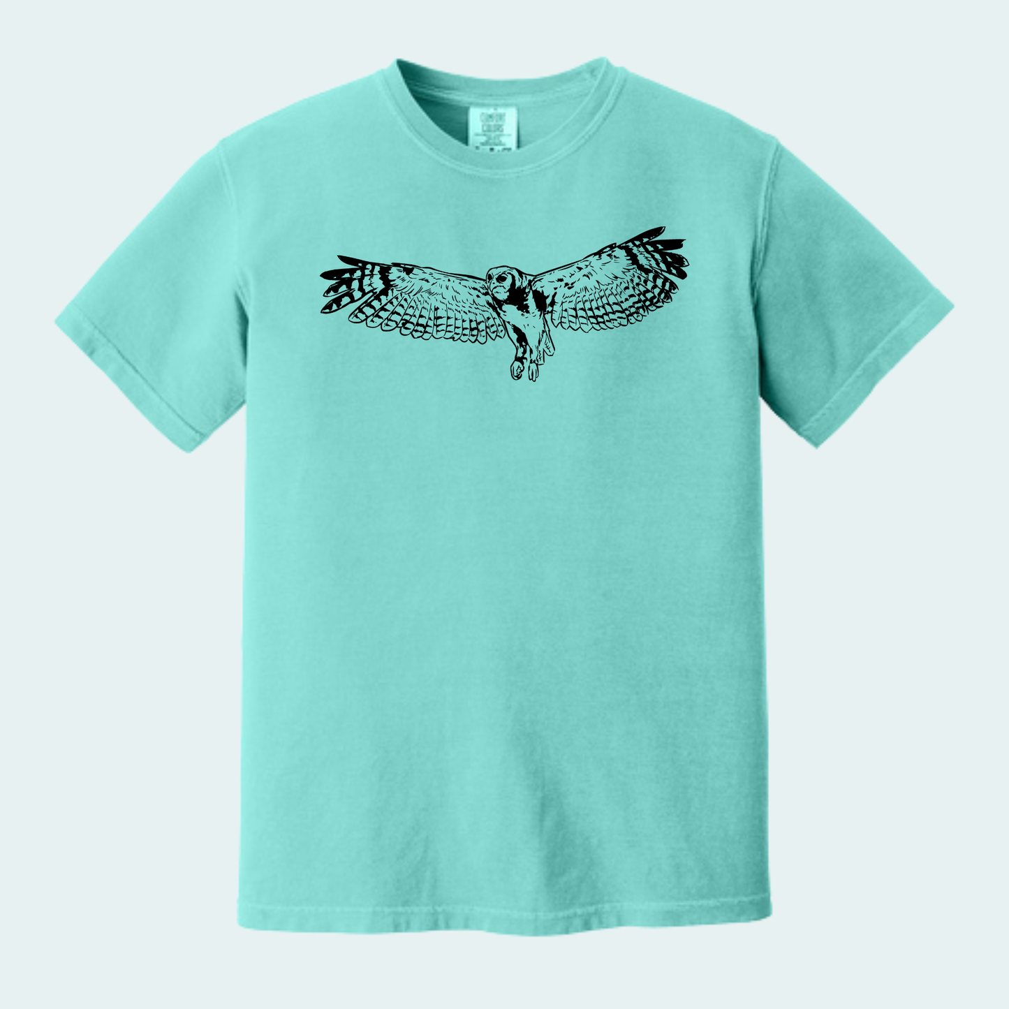 Verreaux's Eagle Owl (Limited Edition for August) Unisex Comfort Color Tee