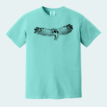 Verreaux's Eagle Owl (Limited Edition for August) Unisex Comfort Color Tee