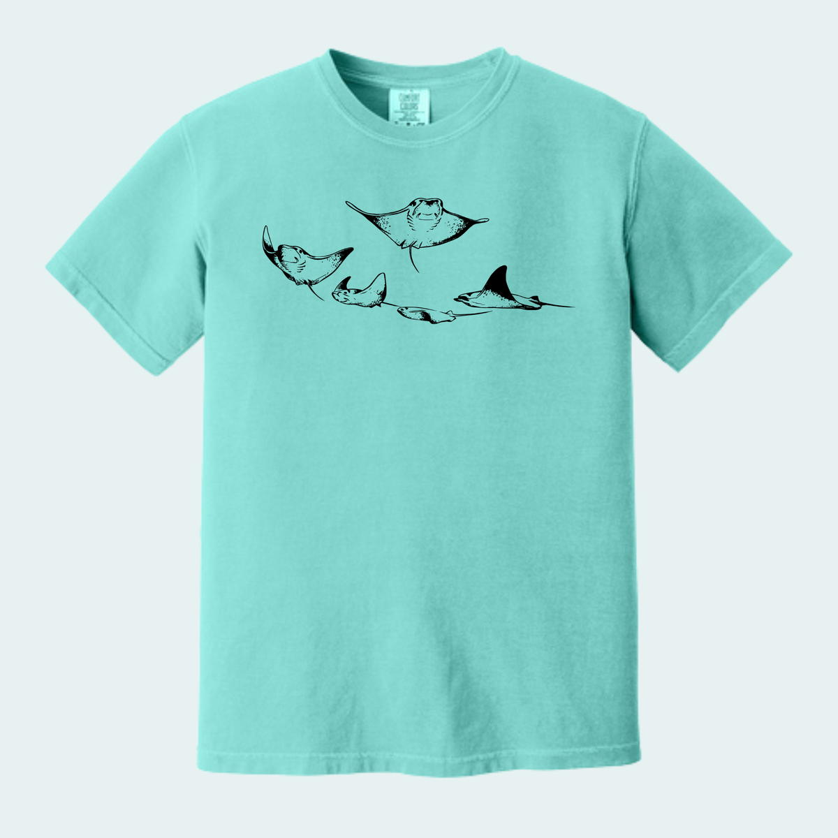 Cownose Rays (Limited Edition for October) Unisex Comfort Color Tee