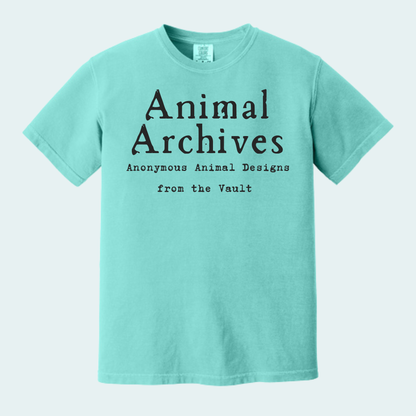 Animal Archives (Anonymous Animal Designs from the Vault) Unisex Comfort Color Tee