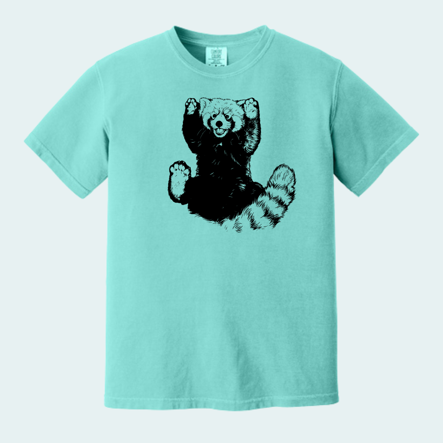 Red Panda - Paws UP (Limited Edition for September) Unisex Comfort Color Tee