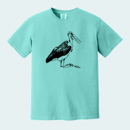 Marabou Stork (Limited Edition for August) Unisex Comfort Color Tee