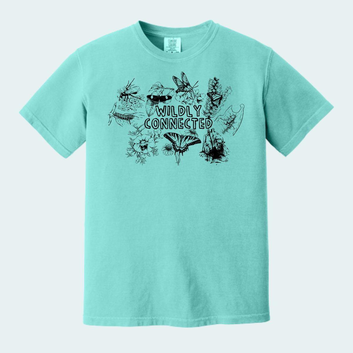 Wildly Connected - Pollinator Partnership Fundraiser (Limited Edition for October) Unisex Comfort Color Tee