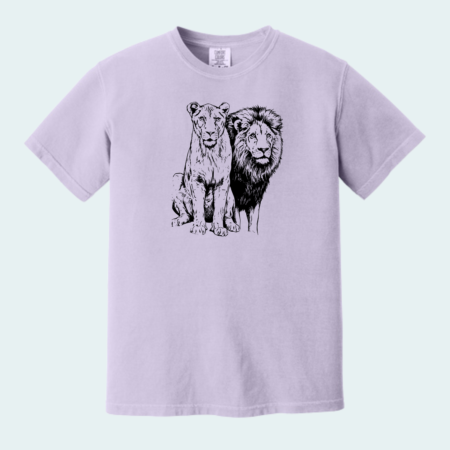 Lions (Limited Edition for August) Unisex Comfort Color Tee