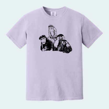 Colobus Mixed Species Fundraiser (Limited Edition for August) Unisex Comfort Color Tee
