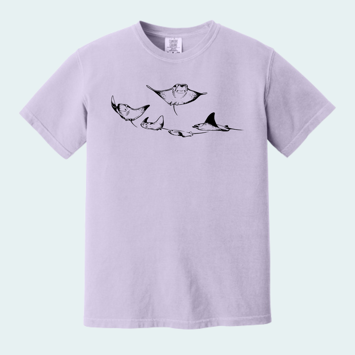 Cownose Rays (Limited Edition for October) Unisex Comfort Color Tee