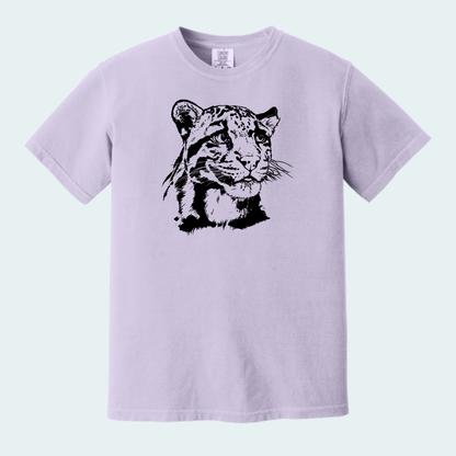 Clouded Leopard (Limited Edition for September) Unisex Comfort Color Tee