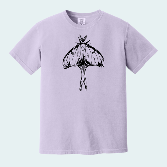 Luna Moth (Limited Edition for October) Unisex Comfort Color Tee