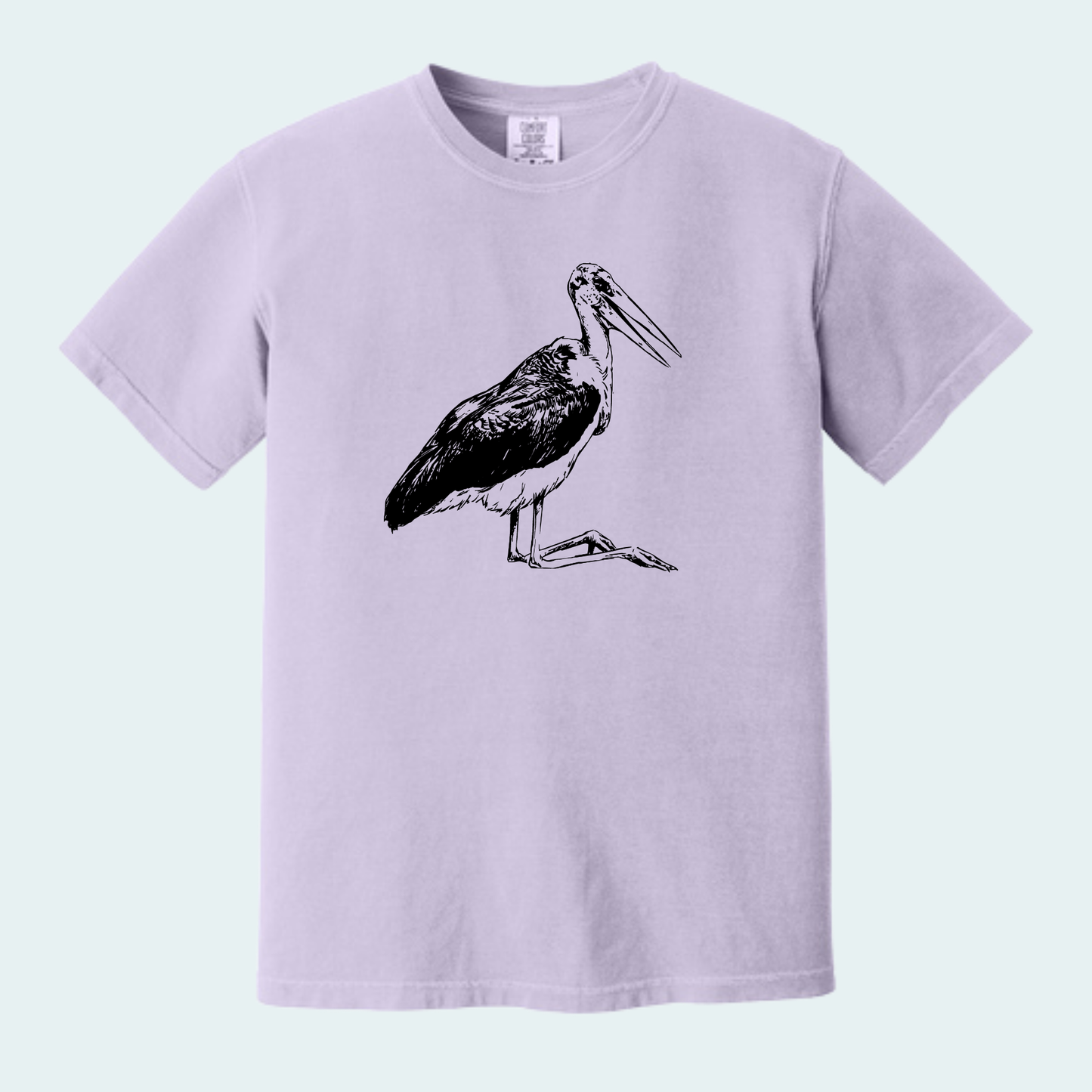 Marabou Stork (Limited Edition for August) Unisex Comfort Color Tee