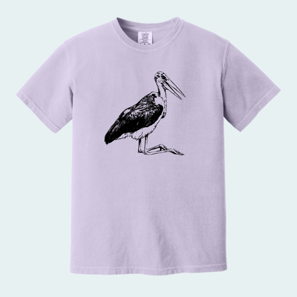 Marabou Stork (Limited Edition for August) Unisex Comfort Color Tee