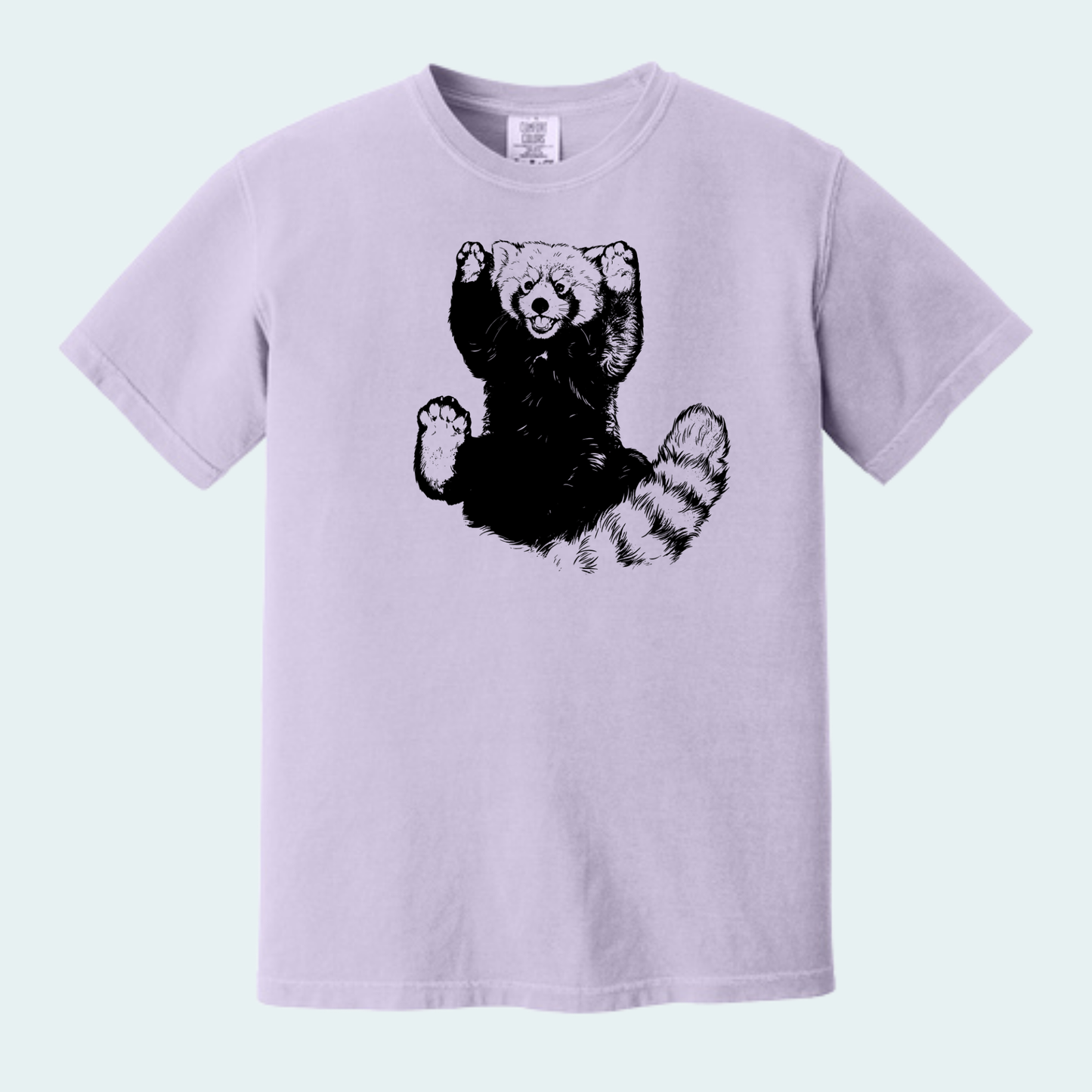 Red Panda - Paws UP (Limited Edition for September) Unisex Comfort Color Tee