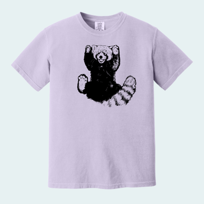 Red Panda - Paws UP (Limited Edition for September) Unisex Comfort Color Tee