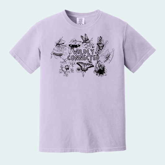 Wildly Connected - Pollinator Partnership Fundraiser (Limited Edition for October) Unisex Comfort Color Tee