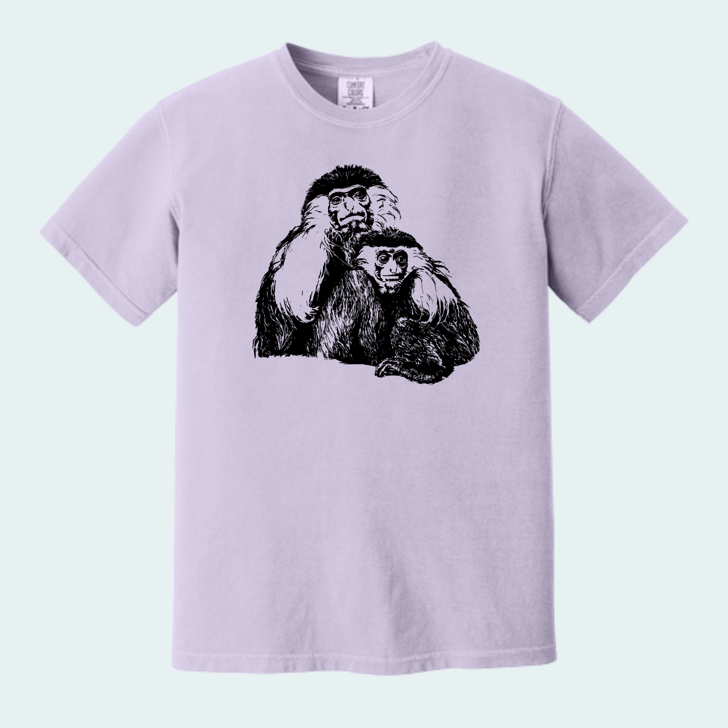 Angolan Colobus Fundraiser (Limited Edition for August) Unisex Comfort Color Tee