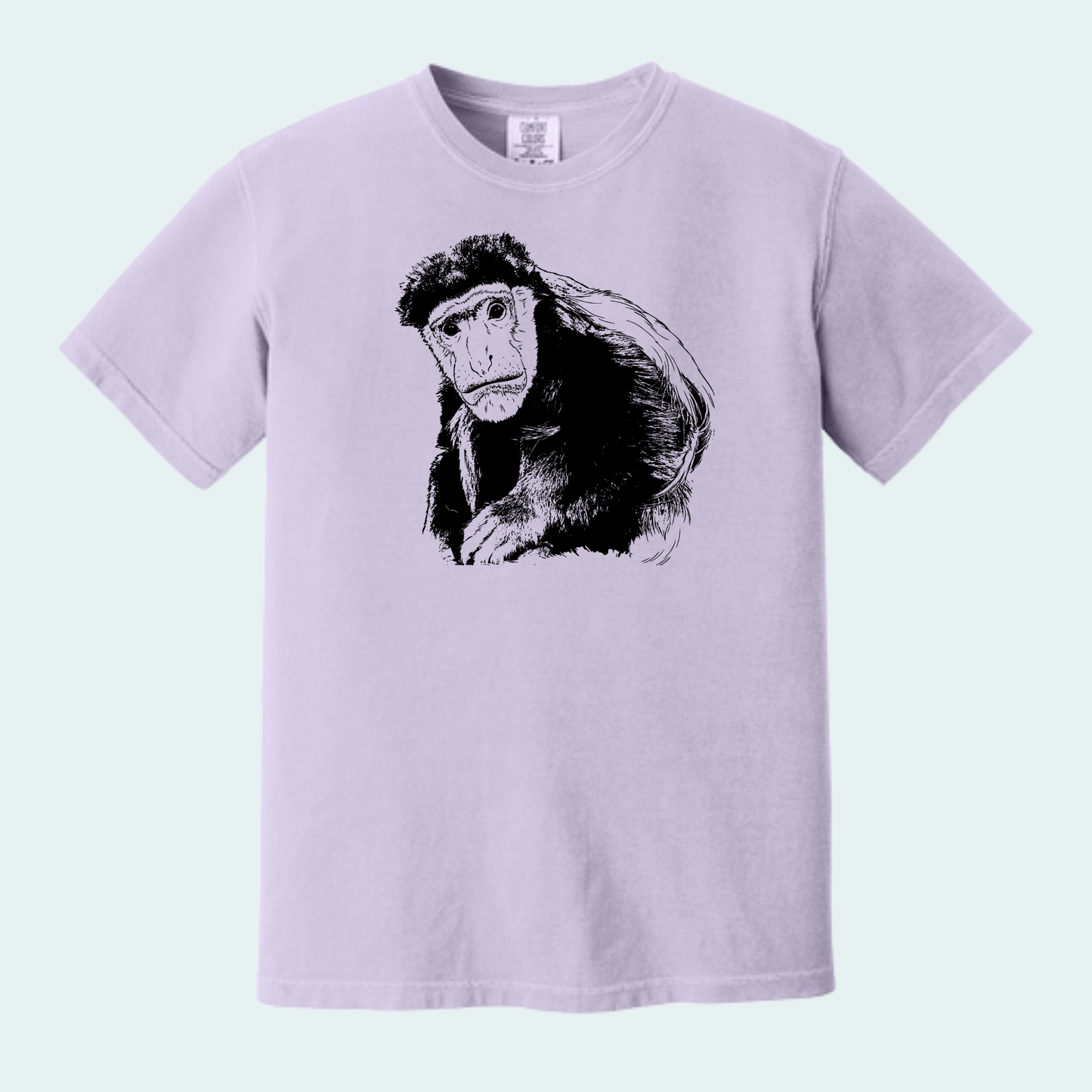 Guereza Colobus Fundraiser (Limited Edition for August) Unisex Comfort Color Tee