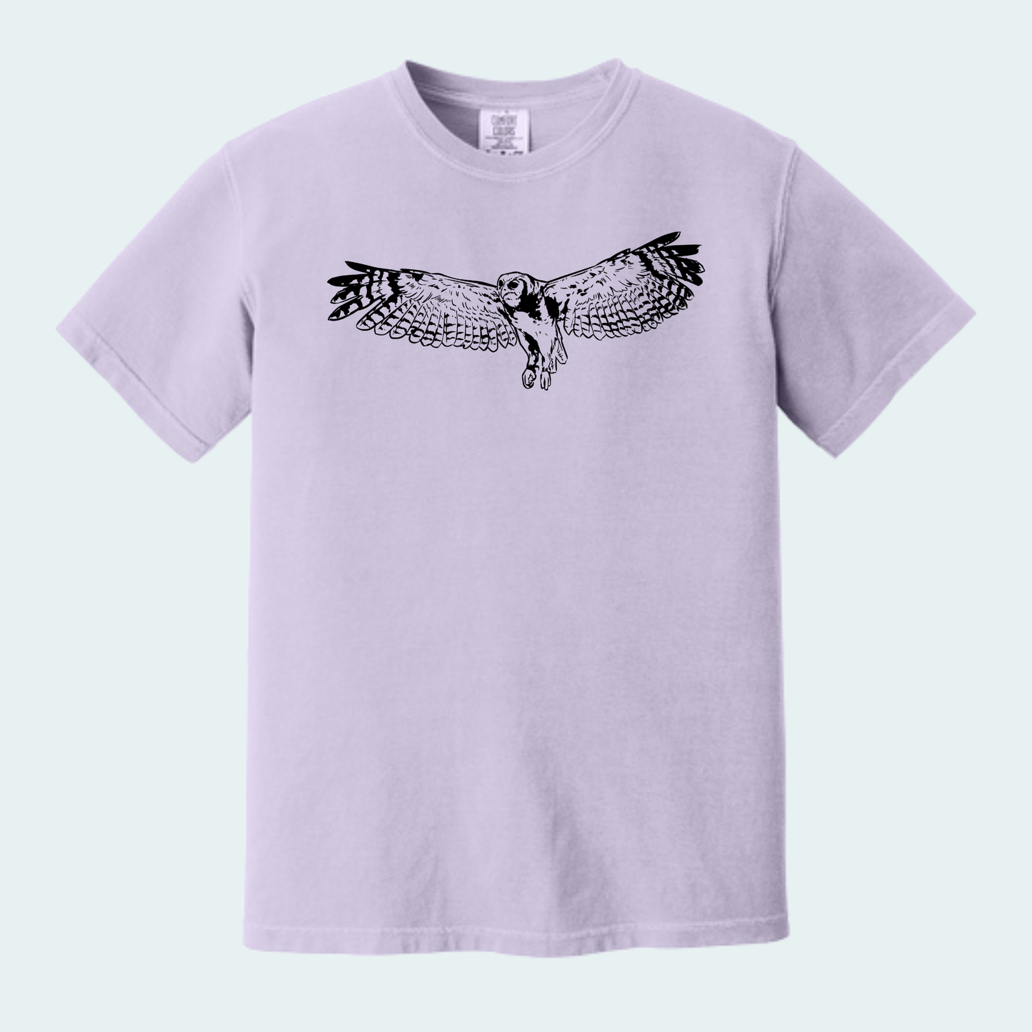 Verreaux's Eagle Owl (Limited Edition for August) Unisex Comfort Color Tee