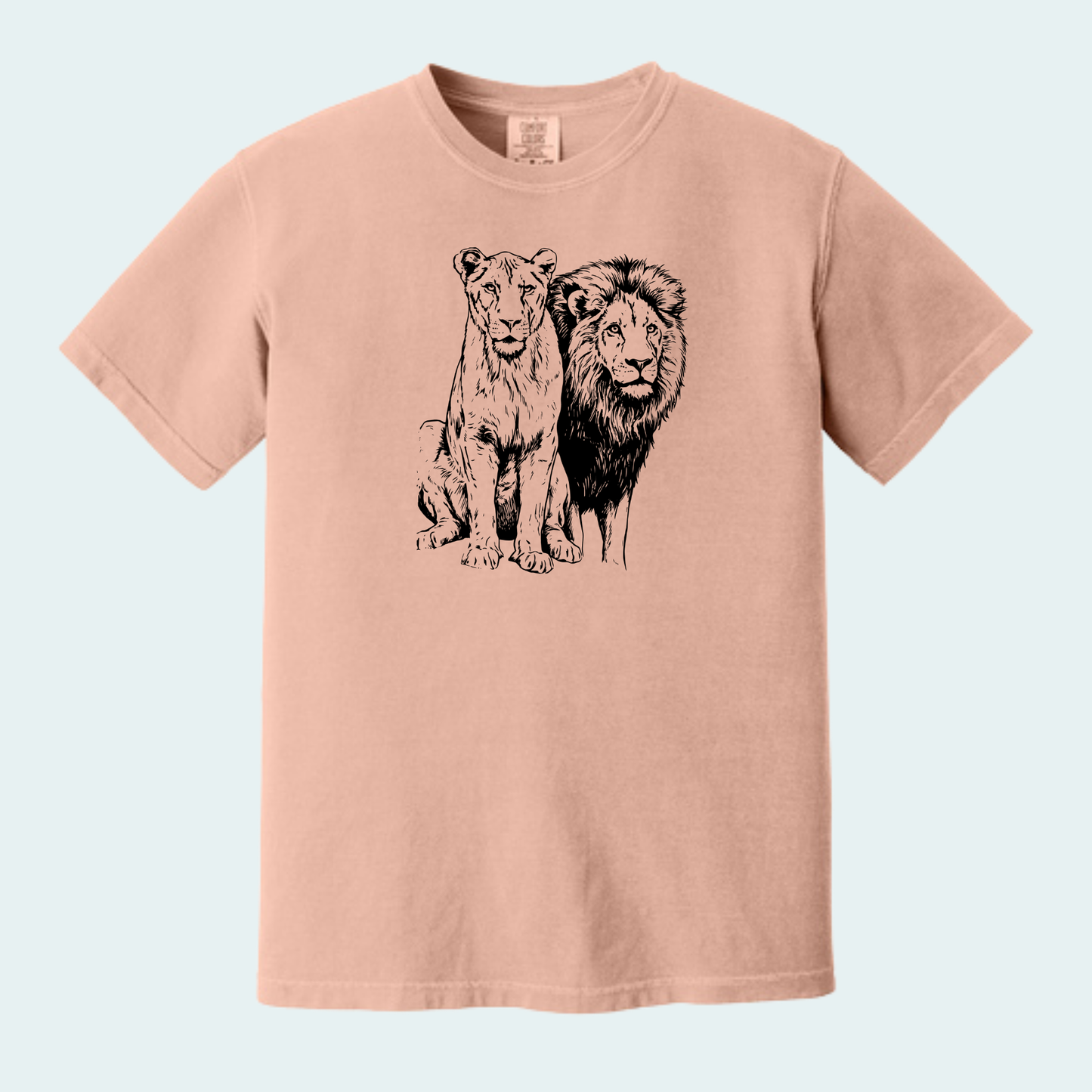 Lions (Limited Edition for August) Unisex Comfort Color Tee
