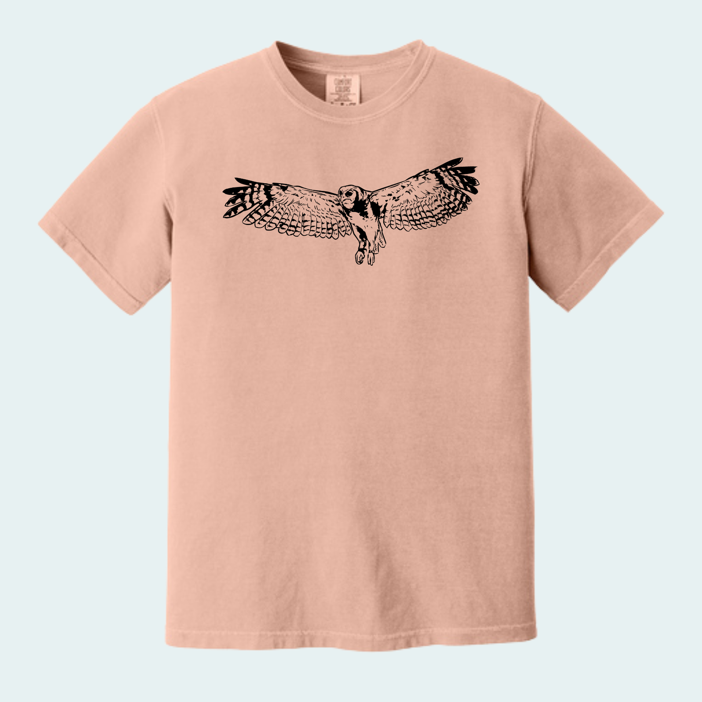 Verreaux's Eagle Owl (Limited Edition for August) Unisex Comfort Color Tee