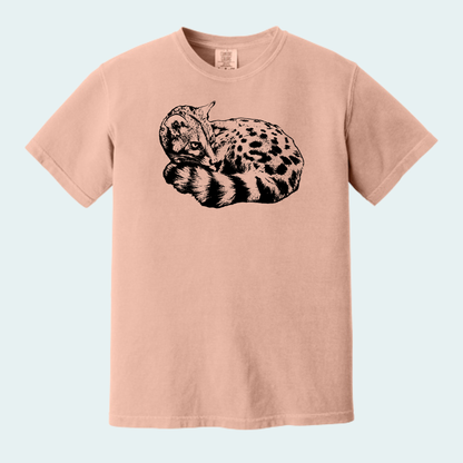 Large Spotted Genet (Limited Edition for October) Unisex Comfort Color Tee