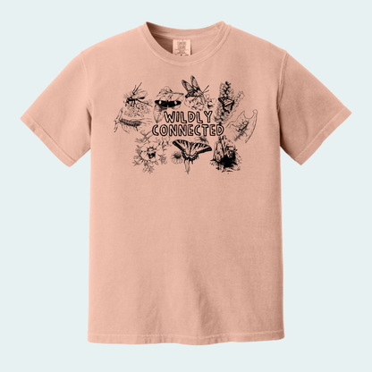 Wildly Connected - Pollinator Partnership Fundraiser (Limited Edition for October) Unisex Comfort Color Tee