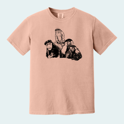 Colobus Mixed Species Fundraiser (Limited Edition for August) Unisex Comfort Color Tee