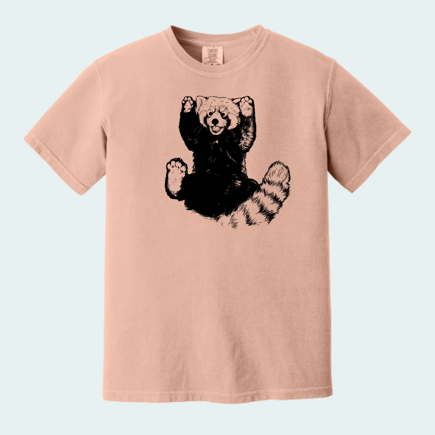 Red Panda - Paws UP (Limited Edition for September) Unisex Comfort Color Tee