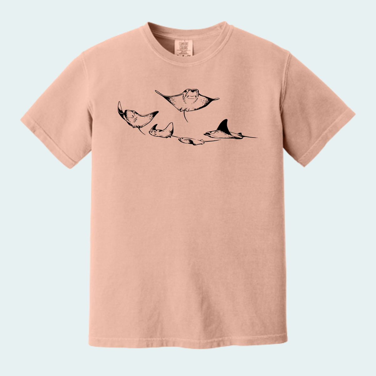 Cownose Rays (Limited Edition for October) Unisex Comfort Color Tee