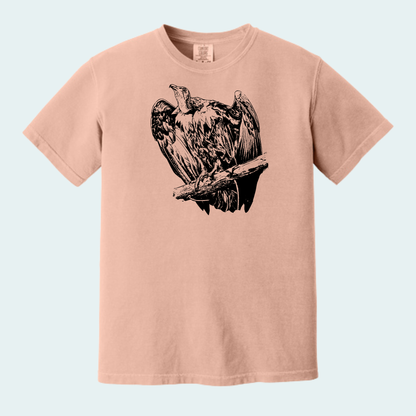 Hooded Vulture (Limited Edition for September) Unisex Comfort Color Tee