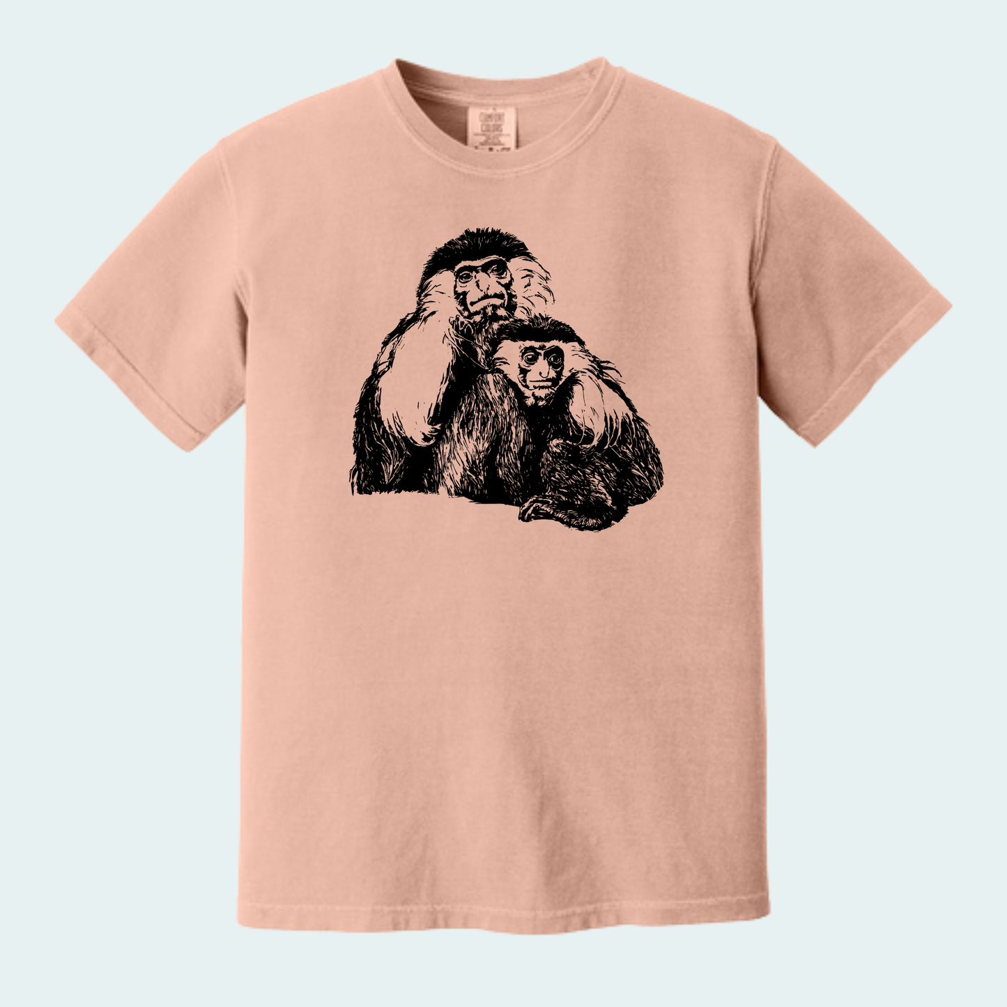 Angolan Colobus Fundraiser (Limited Edition for August) Unisex Comfort Color Tee