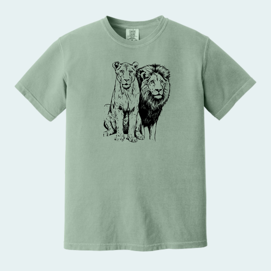 Lions (Limited Edition for August) Unisex Comfort Color Tee