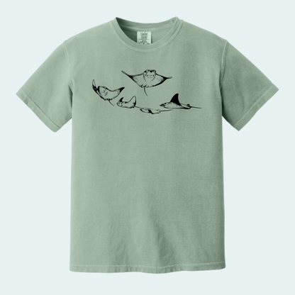 Cownose Rays (Limited Edition for October) Unisex Comfort Color Tee