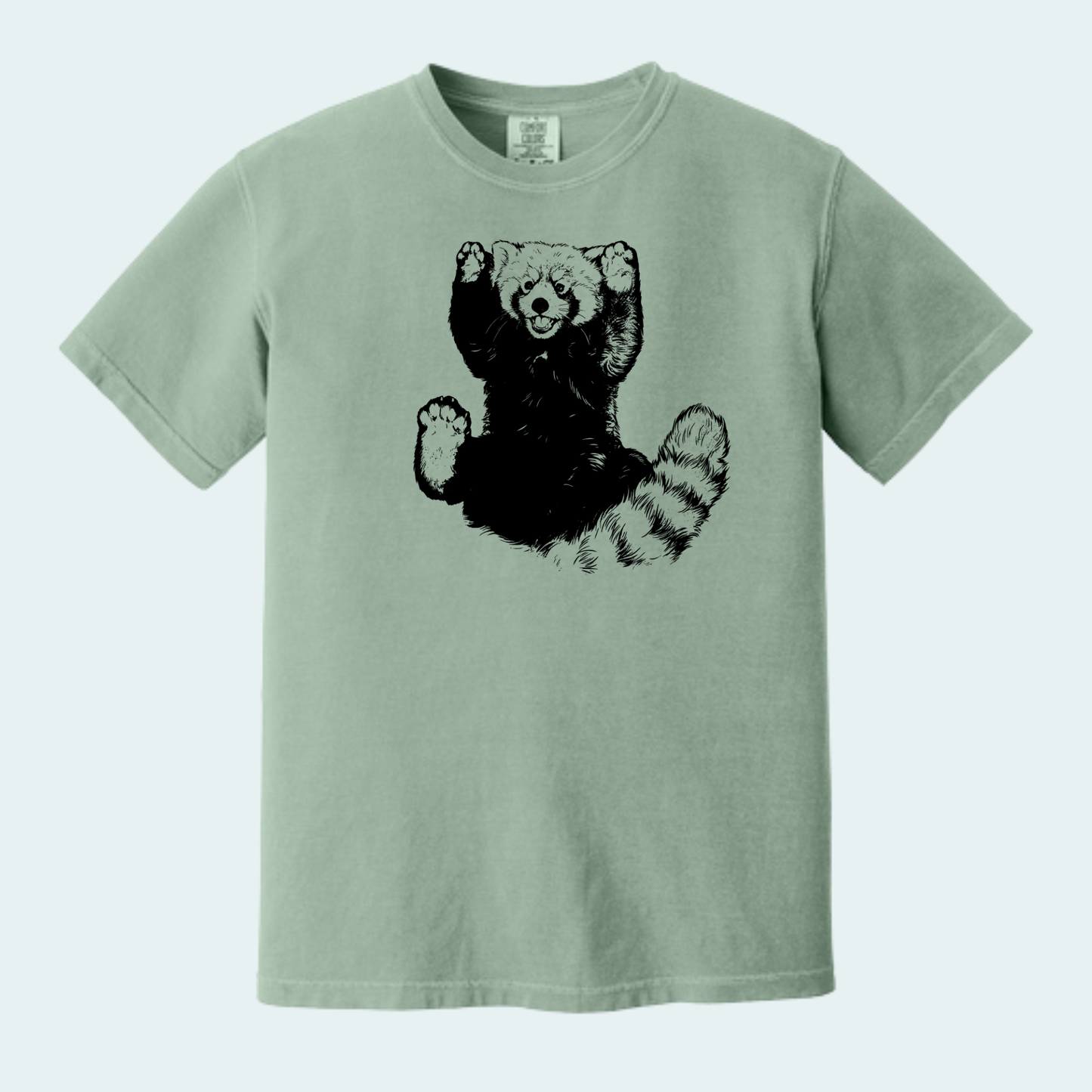 Red Panda - Paws UP (Limited Edition for September) Unisex Comfort Color Tee