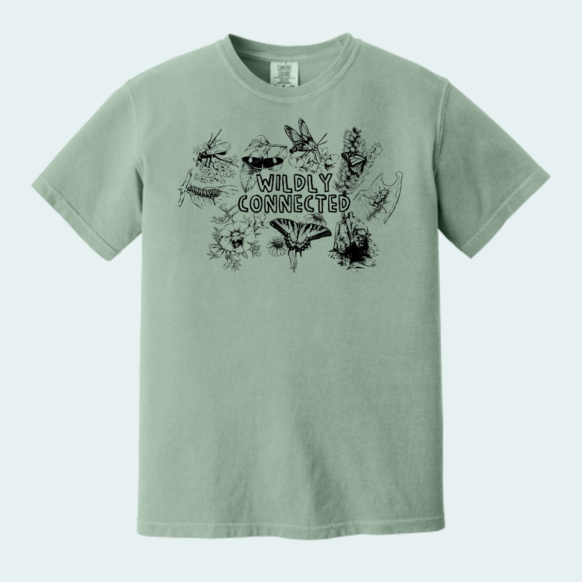 Wildly Connected - Pollinator Partnership Fundraiser (Limited Edition for October) Unisex Comfort Color Tee