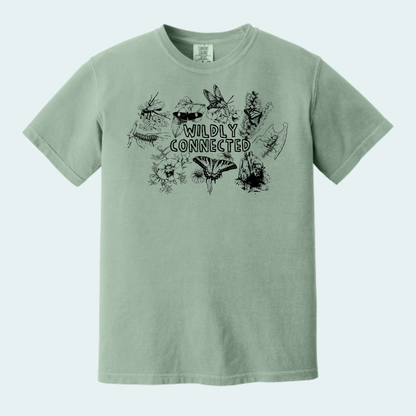 Wildly Connected - Pollinator Partnership Fundraiser (Limited Edition for October) Unisex Comfort Color Tee