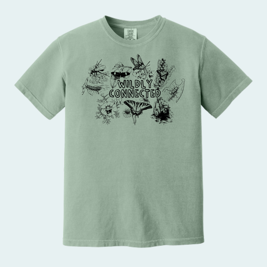 Wildly Connected - Pollinator Partnership Fundraiser (Limited Edition for October) Unisex Comfort Color Tee